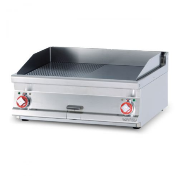  Πλατώ ηλεκτρικό διπλό 1/2 λείο & 1/2 ραβδωτό  FTLRT-78ET 